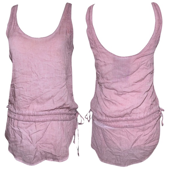 YOUNG‎ FABULOUS & BROKE Scoop Neck Drawstring Tank - Picture 1 of 6